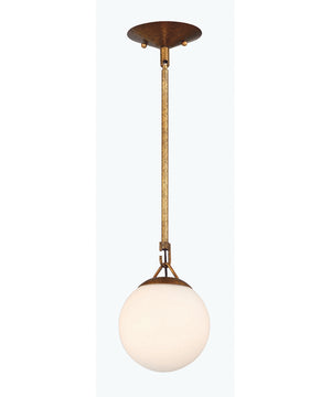 Orion 1-Light Mini Pendant Patina Aged Brass