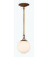 Orion 1-Light Mini Pendant Patina Aged Brass