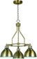 23"W Timarron 3-Light Down Chandelier Legacy Brass