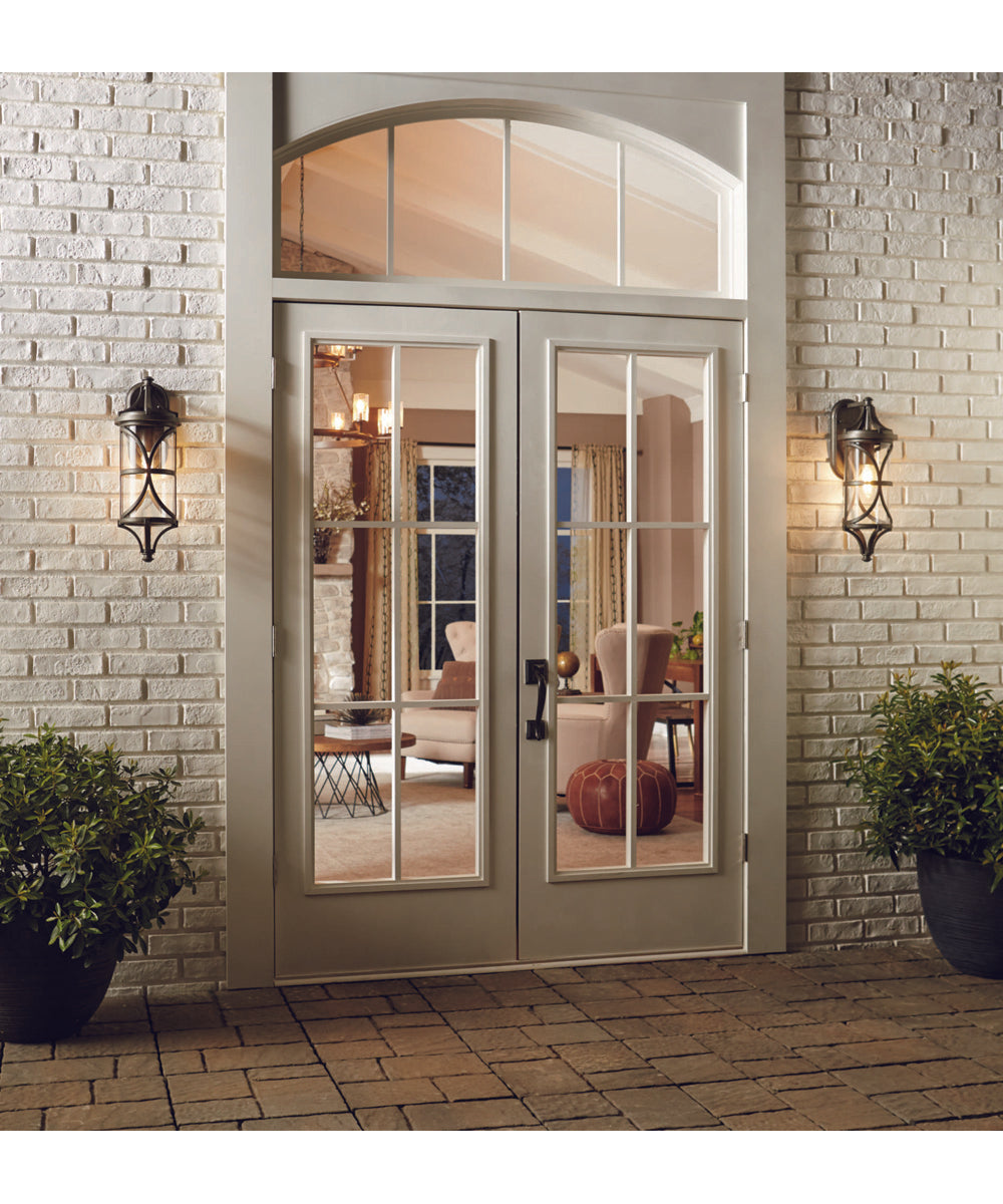 Morrison 1-Light Large Wall Lantern Antique Pewter