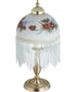 8" Wide Roussillon Rose Bouquet Table Lamp