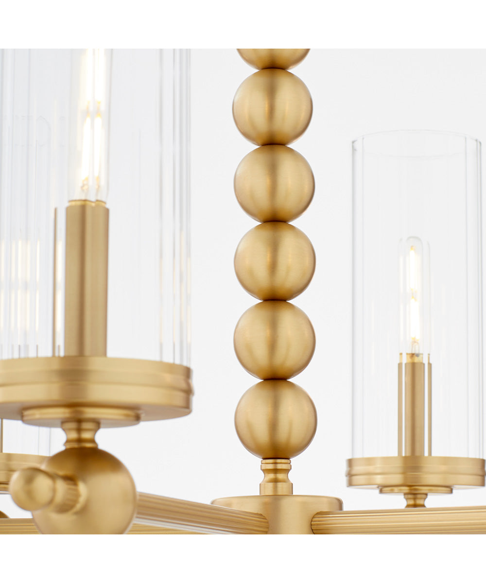 Tamara Day's Lee Boulevard 6-light Chandelier Aged Brass