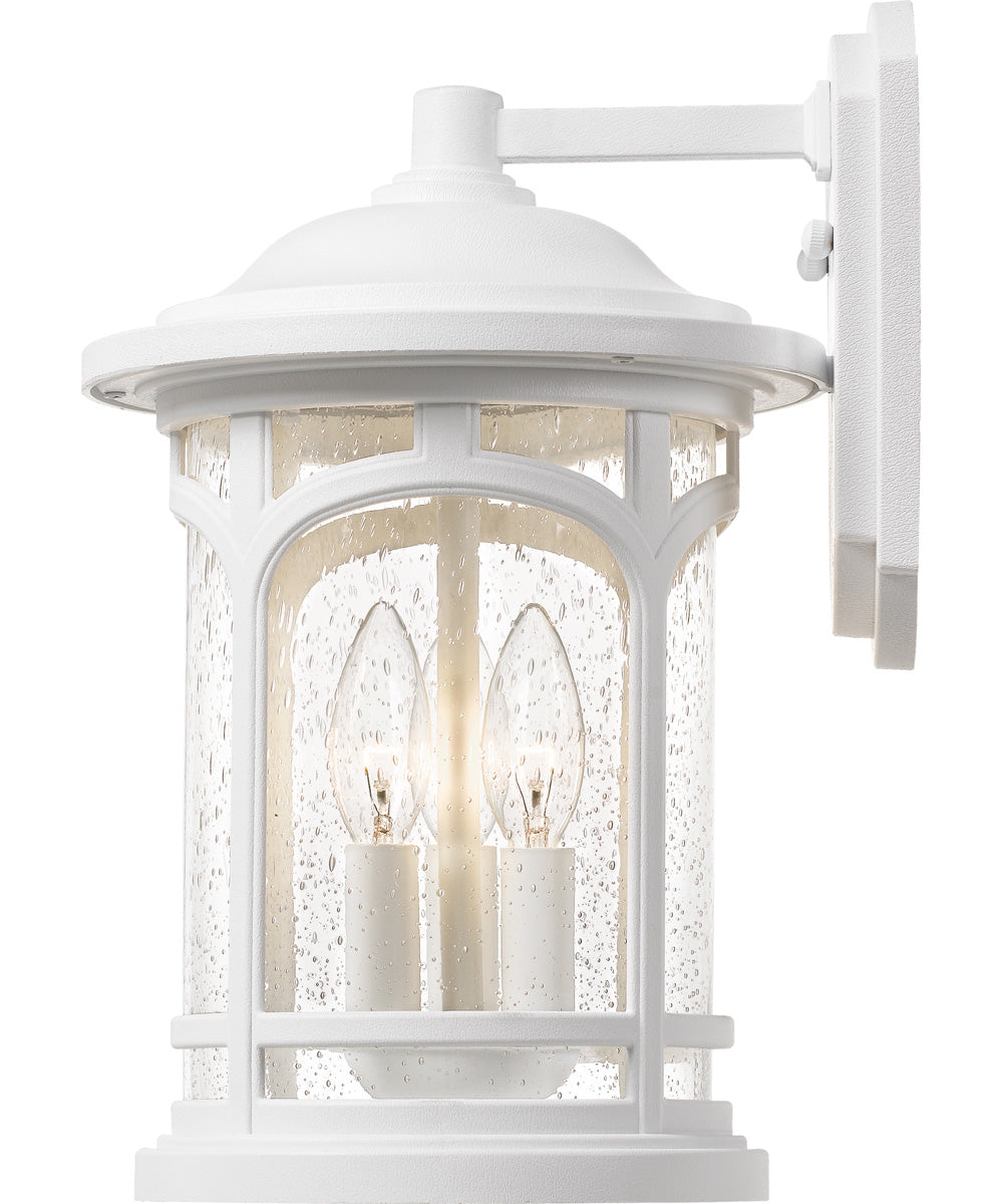 Marblehead Large 3-light Outdoor Wall Light  Coastal Armour White Lustre