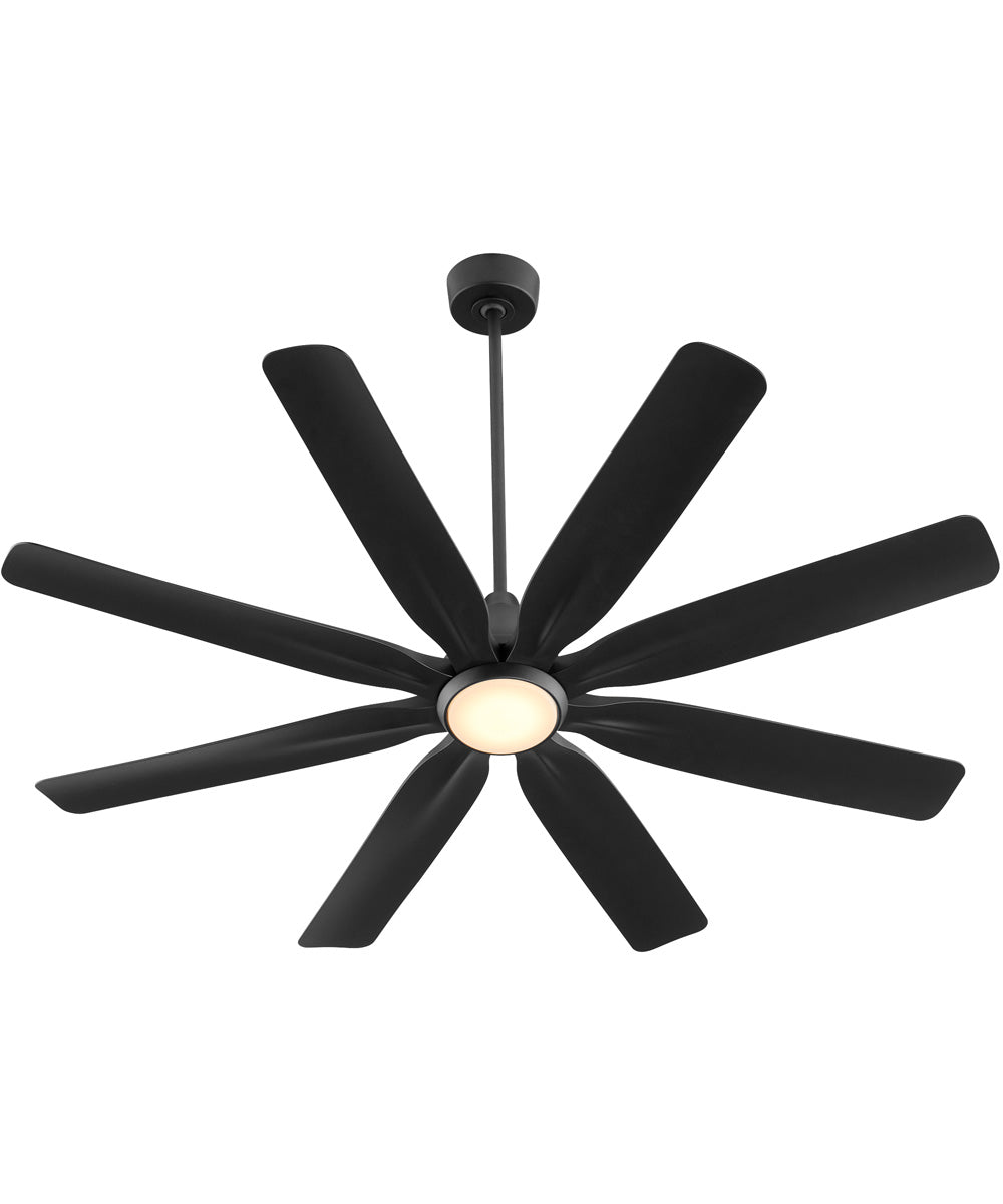60" Rosales 1-light LED Patio Ceiling Fan Matte Black