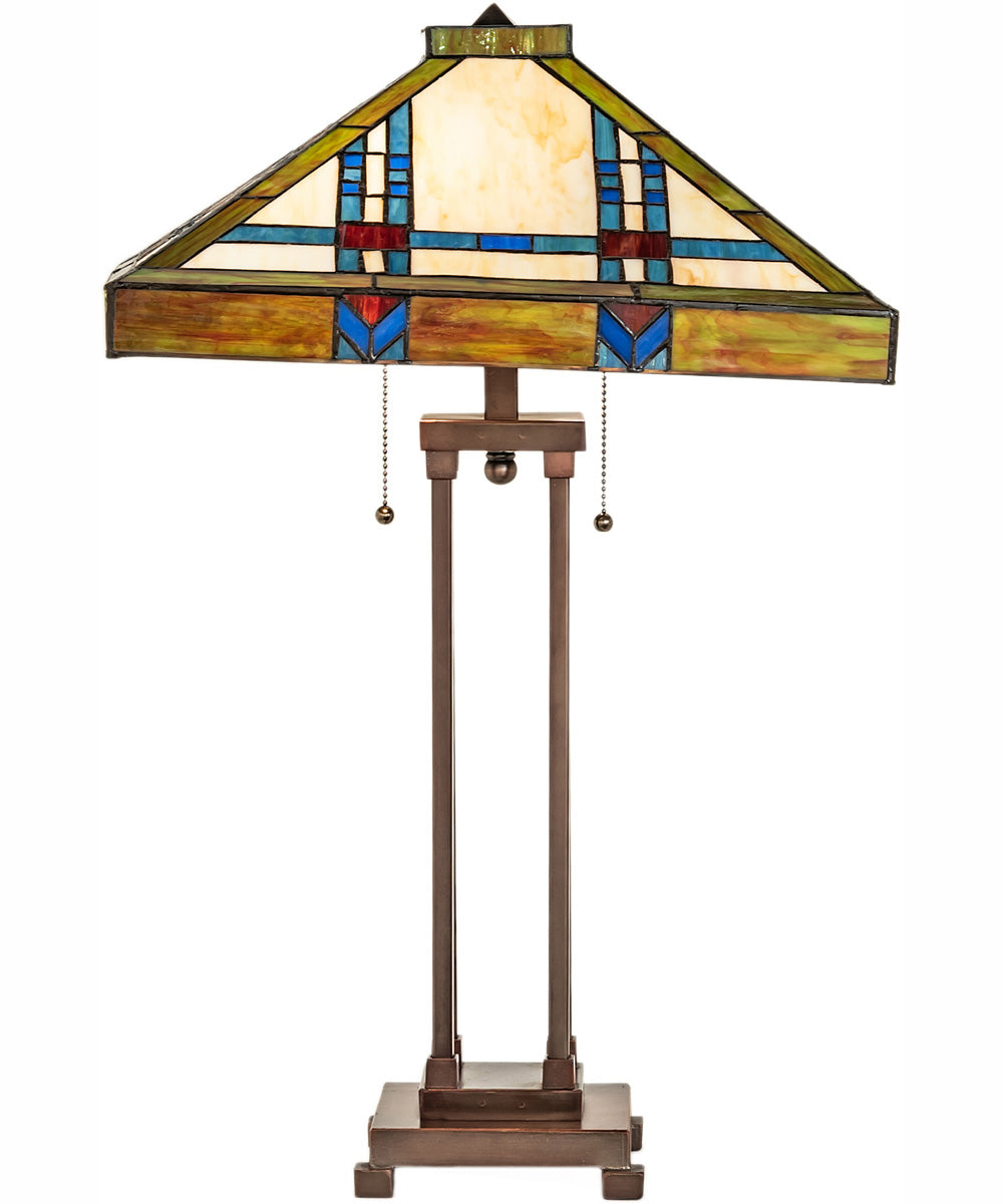 28" High Prairie Wheat Table Lamp