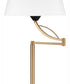 Fluency 65'' High 1-Light Floor Lamp - Aged Brass