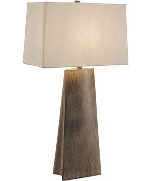 Samoa 1-Light Table Lamp Dapple Grey/Fabric Shade