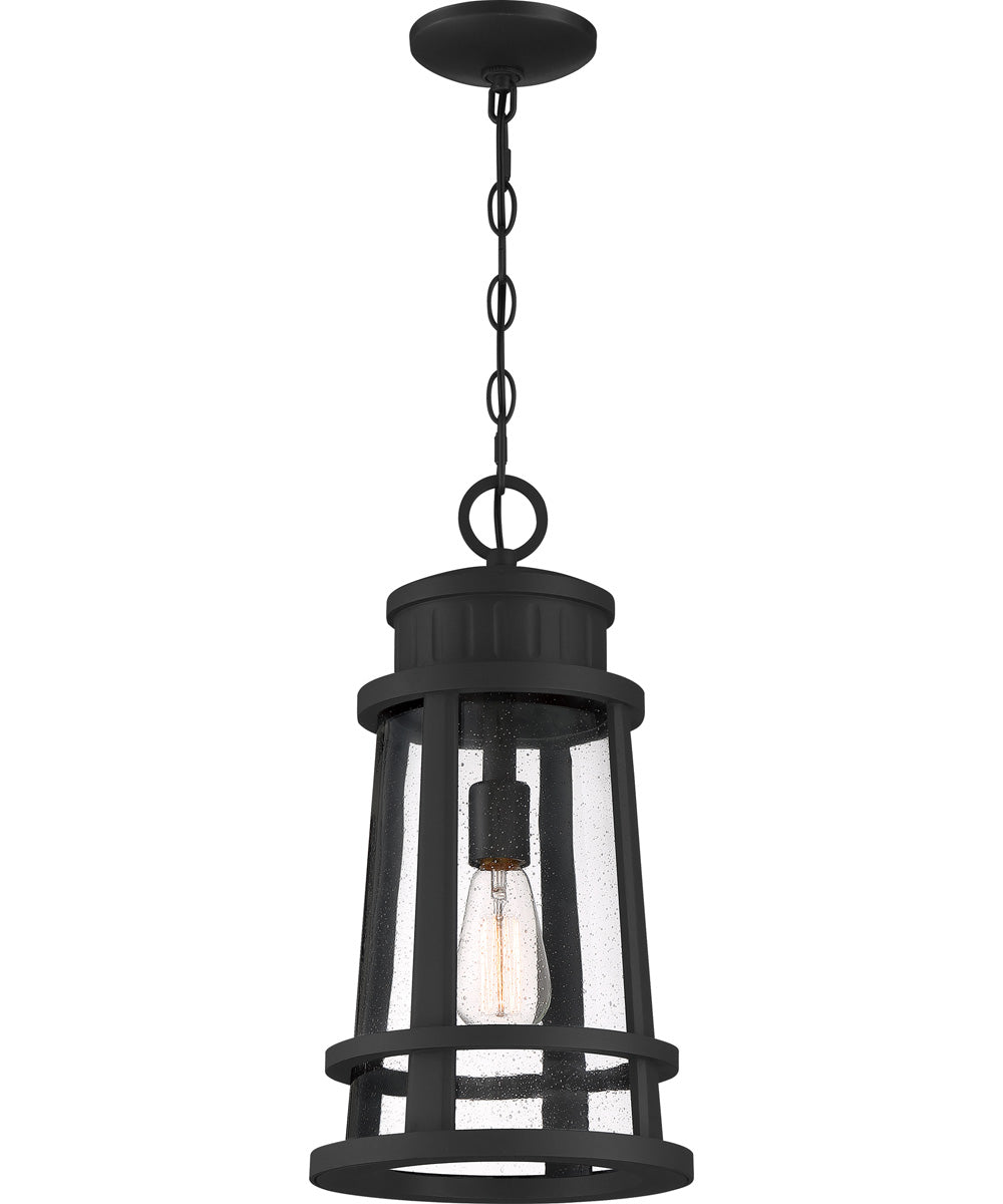 Dunham Large 1-light Outdoor Pendant Light  Coastal Armour Earth Black