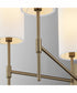 Hamilton 5-light Chandelier Dark Brass