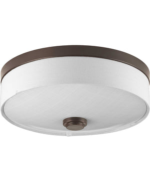 Weaver LED 1-Light 10" LED Flush Mount Antique Bronze