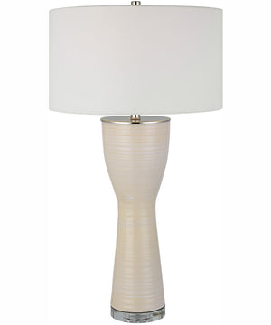 Amphora Off-White Glaze Table Lamp