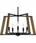Mayline 5-light Pendant Matte Black