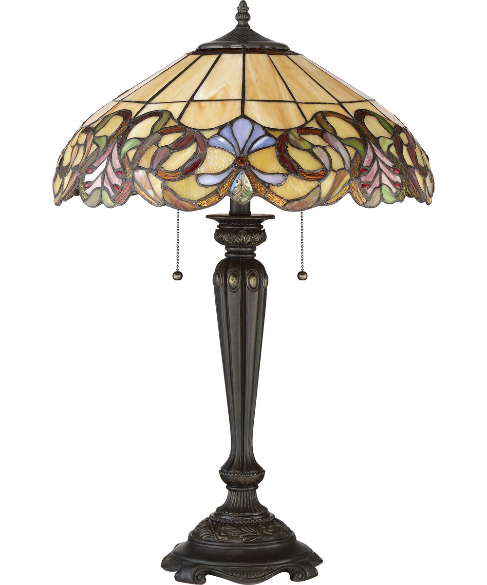 Blossom Small 2-light Table Lamp Imperial Bronze
