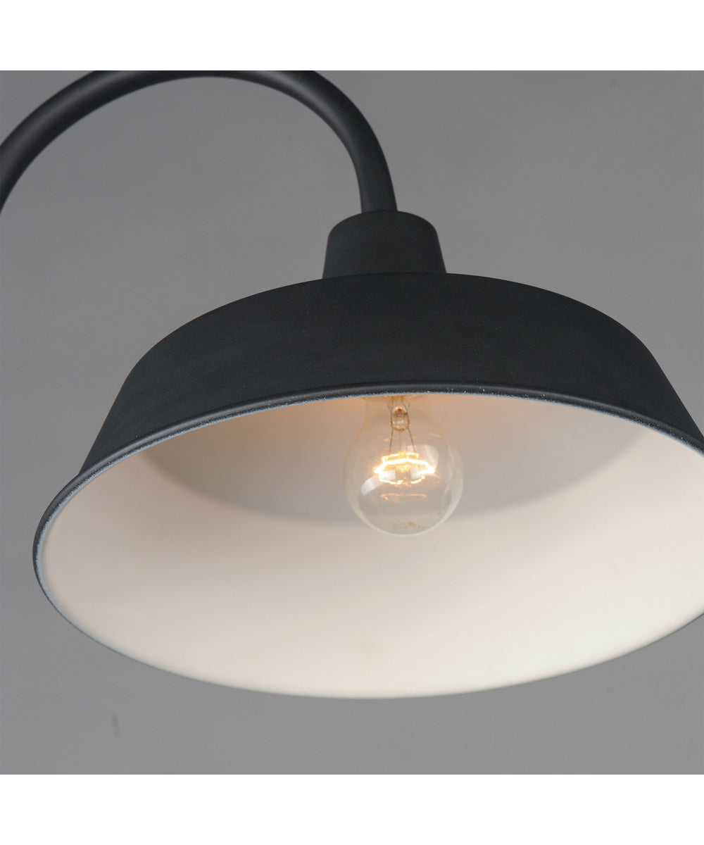 Pier M 1-Light Post Lantern Black