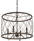 Dury 4-light Pendant Palladian Bronze