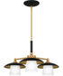 Fayette 3-light Chandelier Earth Black