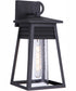 Becca 1-Light Outdoor Wall Lantern Matte Black