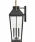 Dawson 3-Light Large Wall Mount Lantern in Black