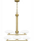 Quoizel Chandelier 6-light Chandelier Aged Brass