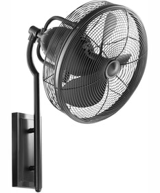 13" Veranda Patio Ceiling Fan Matte Black