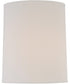 Lamp Shade Off-White Fine Linen Cylinder Shade - 14"Tx15"Bx15"Sl