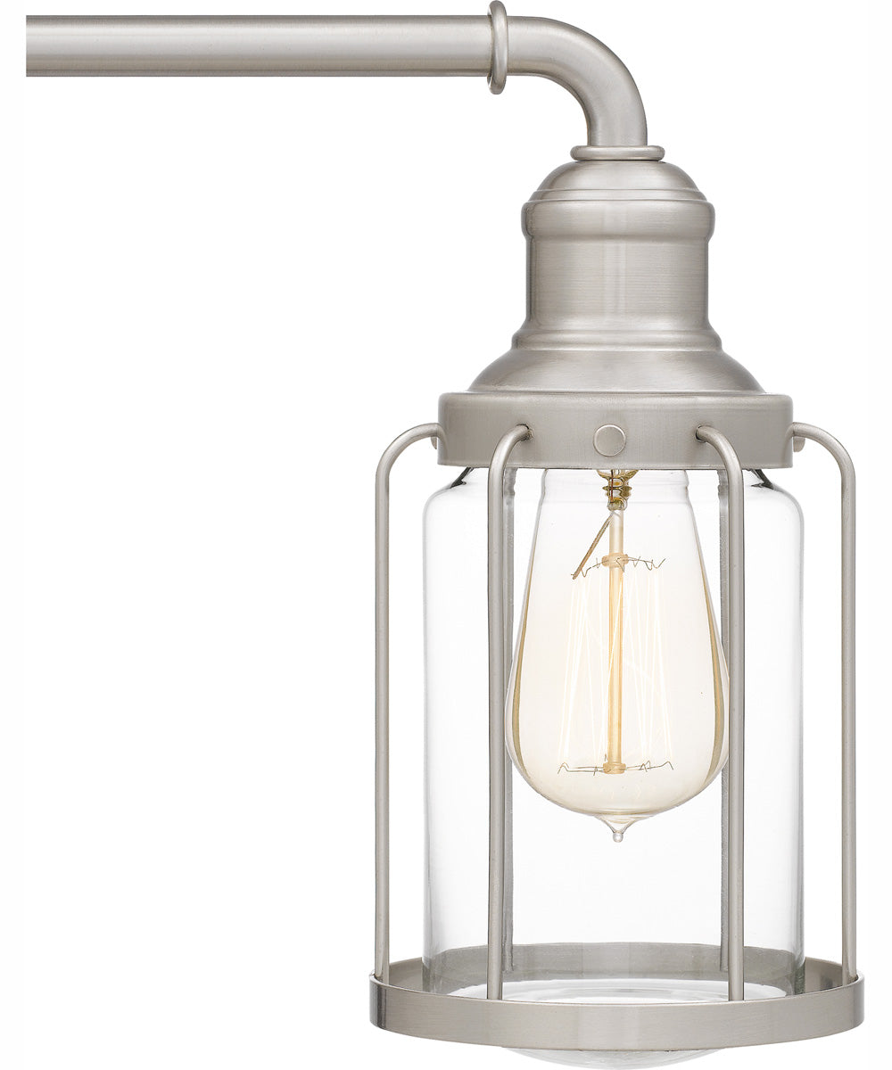 Ludlow Extra Large 4-light Bath Light Brushed Nickel