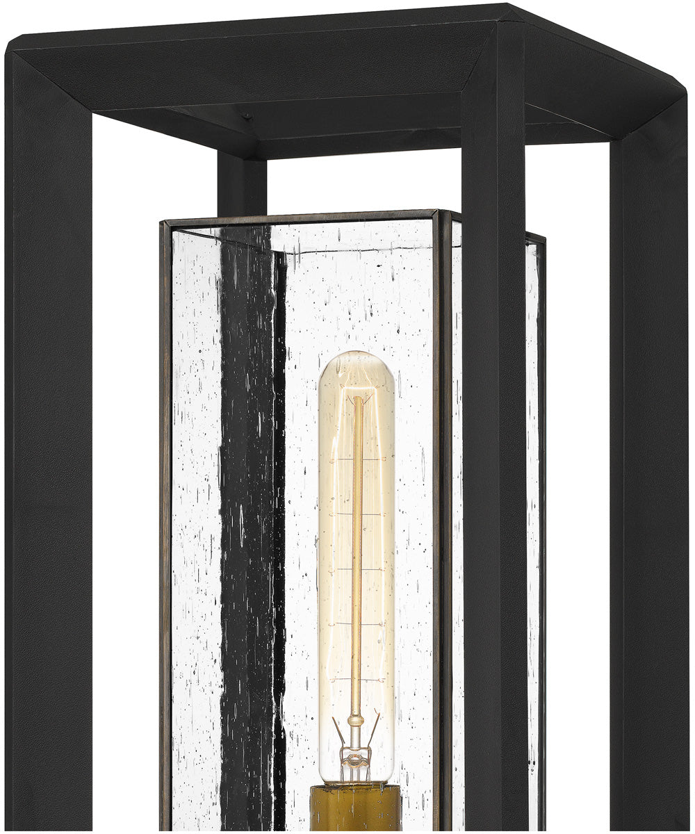 Infinger Large 1-light Outdoor Post Light  Coastal Armour Earth Black