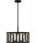 Quoizel Pendant Large 4-light Pendant Matte Black