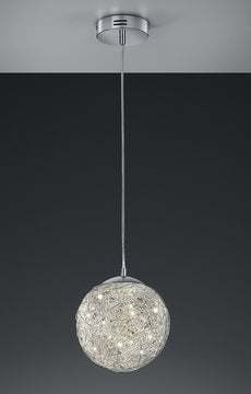 12"W Thunder LED Pendant Aluminum