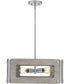 Lonny 4-light Pendant Brushed Nickel