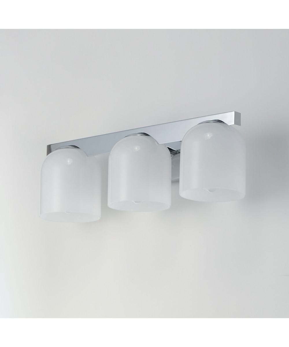 Scoop 3-Light Bath Vanity Polished Chrome
