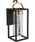 Neo 1-Light Outdoor Wall Lantern Midnight Satin Brass