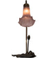 16" High Purple Pond Lily Accent Lamp