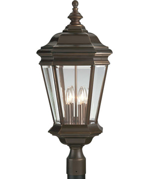Crawford 4-Light Post Lantern Oil Rubbed Bronze