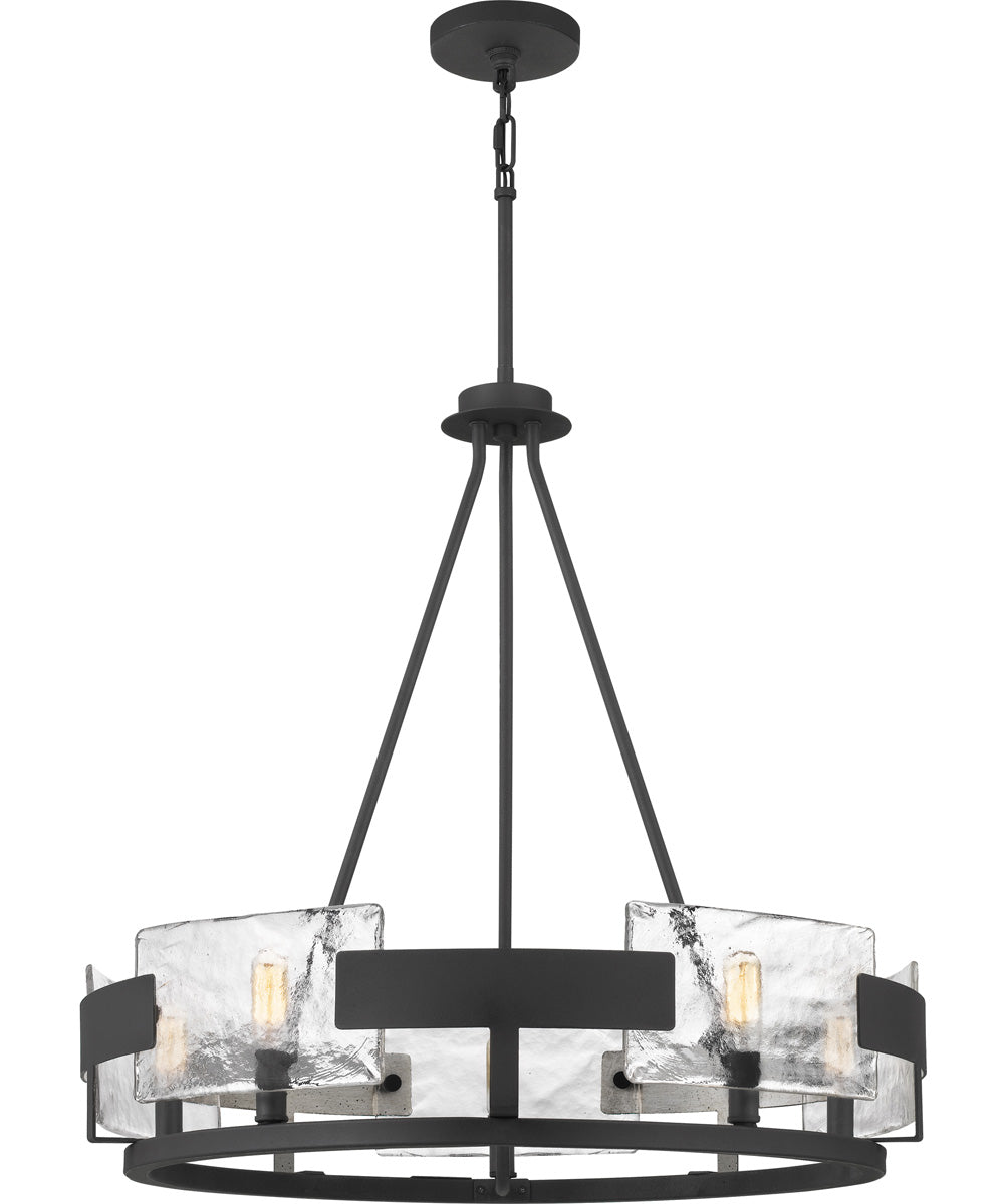 Stratum 5-light Chandelier Royal Ebony