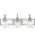 Bartley Large 3-light Bath Light Brushed Nickel