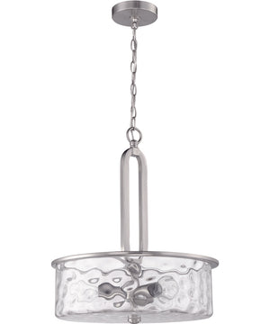 Collins 3-Light Pendant Brushed Polished Nickel