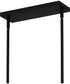 Caspian Medium 5-light Island Light Matte Black