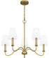 Beatty 5-light Chandelier Aged Brass