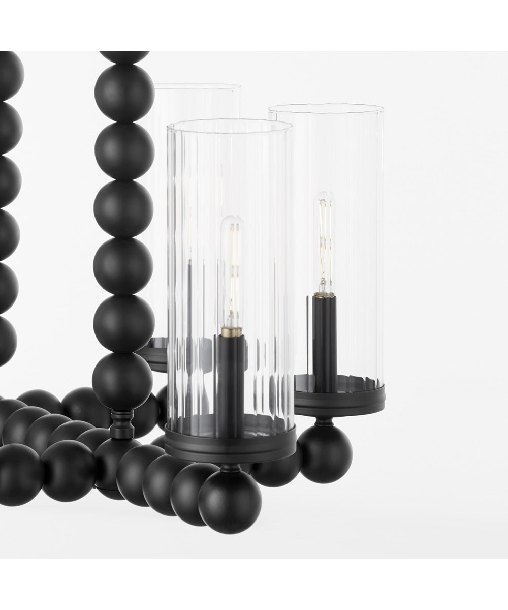 Tamara Day's Lee Boulevard 6-light Chandelier Matte Black