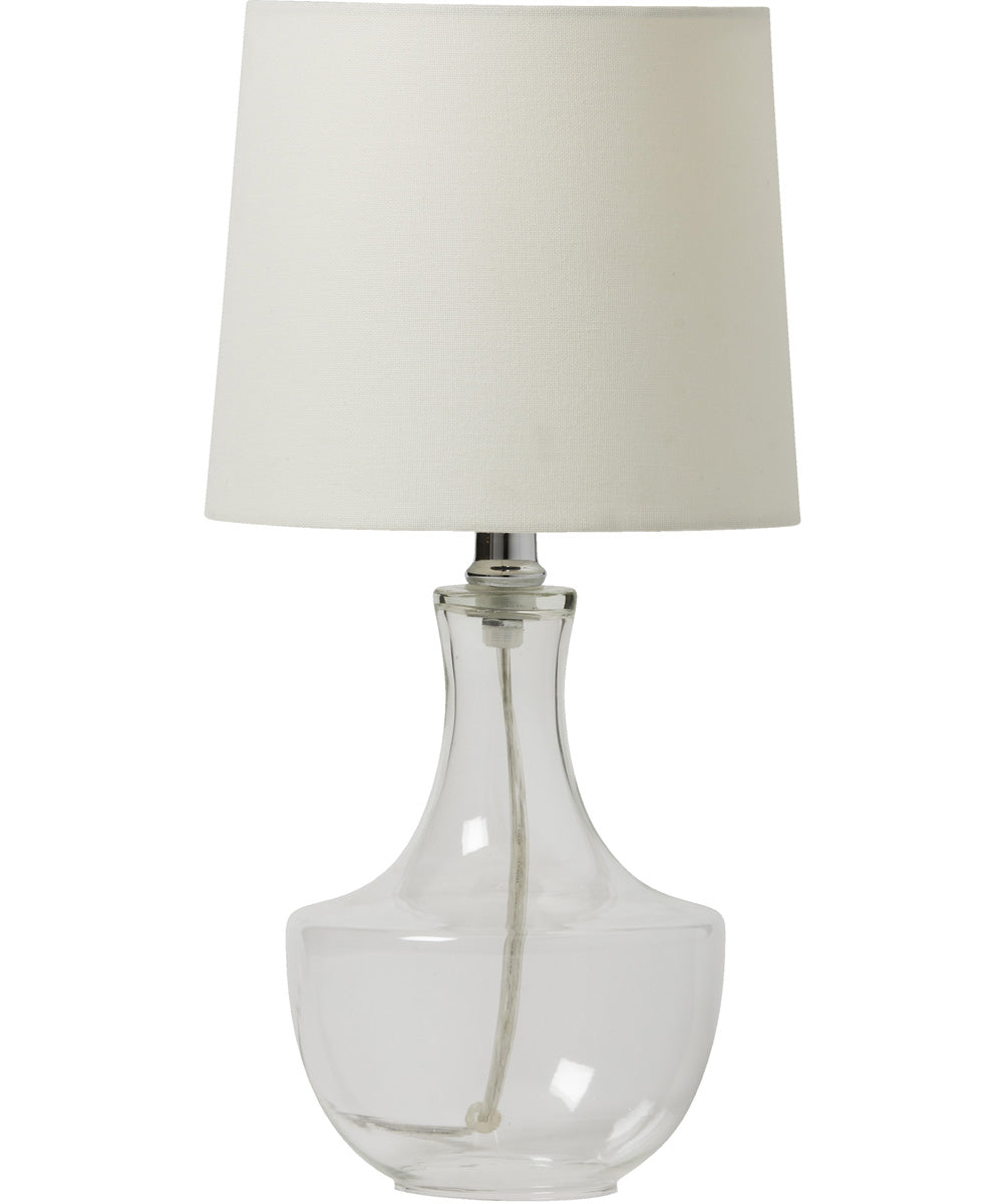1-Light Table Lamp Brushed Polished Nickel