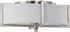 11"W Portia 2-Light Close-to-Ceiling Brushed Nickel