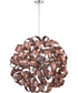 Ribbons 12-light Pendant Satin Copper