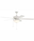 60" Outdoor Super Pro 211 2-Light Indoor/Outdoor Ceiling Fan White