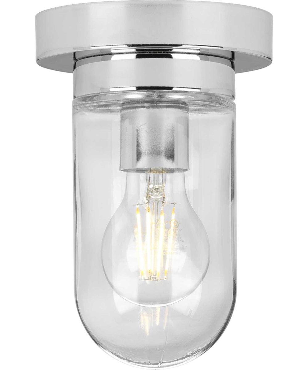 Signal 1-Light Flush Mount Polished Chrome