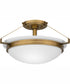 Quoizel Semi-Flush Mount Medium 2-light Semi Flush Mount Weathered Brass