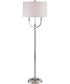 Camila 1-Light Floor Lamp Ps/Linen Fabric Shade