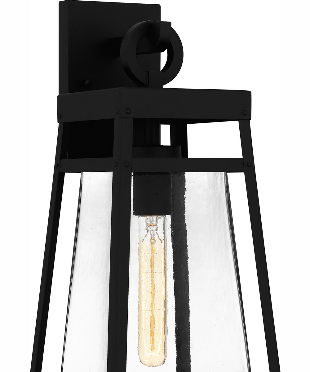 Godfrey Medium 1-light Outdoor Wall Light  Coastal Armour Aluminum Matte Black