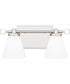 Daniels Medium Bath Light Polished Nickel