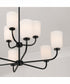 Lawson 9-Light Chandelier Matte Black